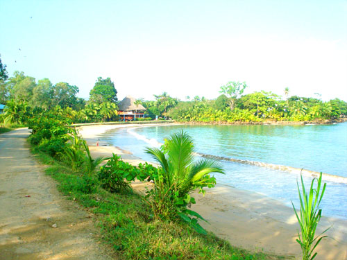 Praia em Bocas del Toro - Panamá