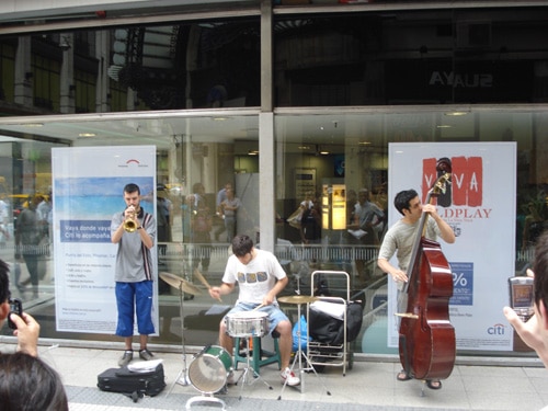 Cantores em Buenos Aires