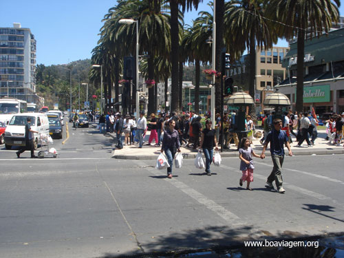 Rua em Viña del Mar