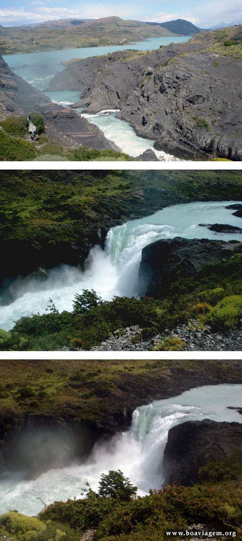 Cachoeiras em Torres del Paine