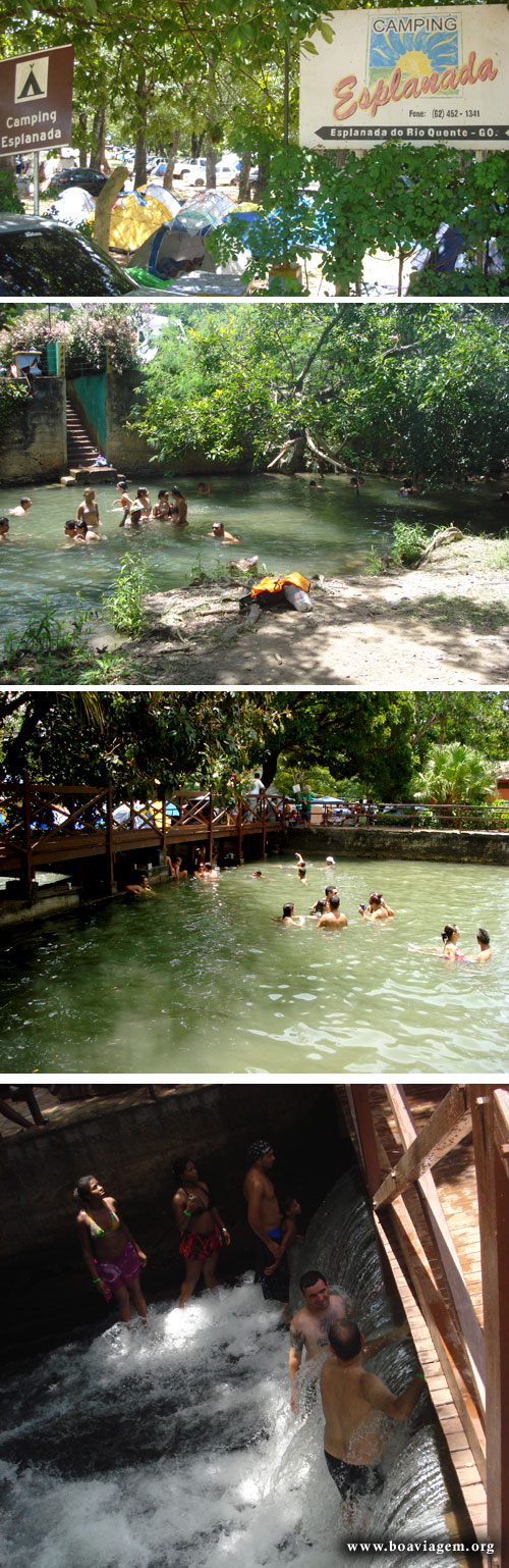 Camping Esplanada - Natureza, Sombra, Água naturalmente quente e carne assada!