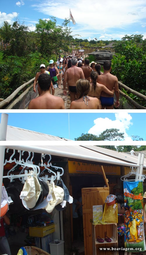 Caminho da praia do cerrado