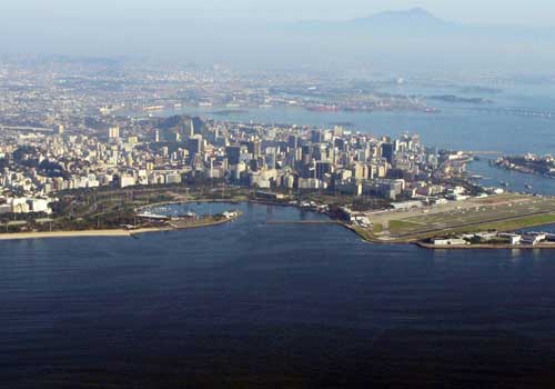 Aeroporto Santos Dumont no Rio de Janeiro