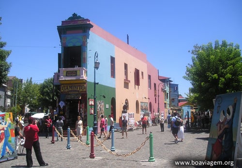 El Caminito - Bairro de La Boca em Buenos Aires