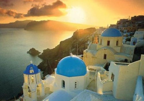 SANTORINI, ILHAS GREGAS