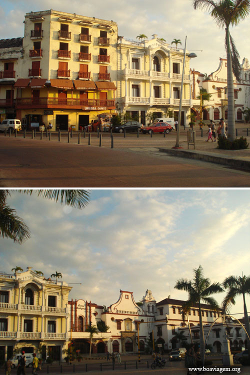Arquitetura Colombiana na cidade murada de Cartagena