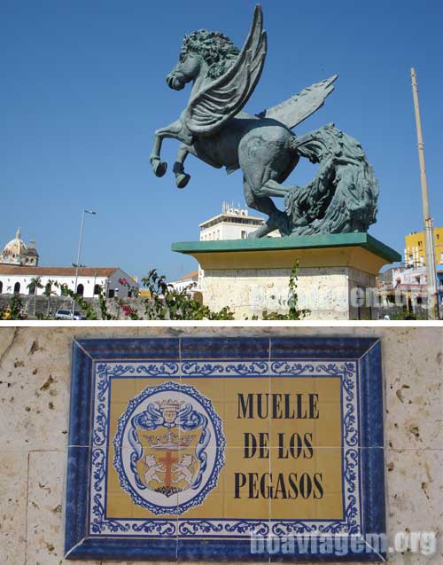 Muelle de los pegasos - Monumento Cartagenero