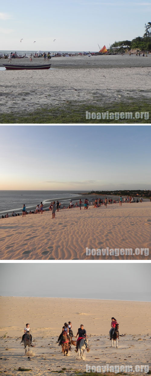 Passeios a cavalo, windsurf, kitesurf, rolar pelas dunas...