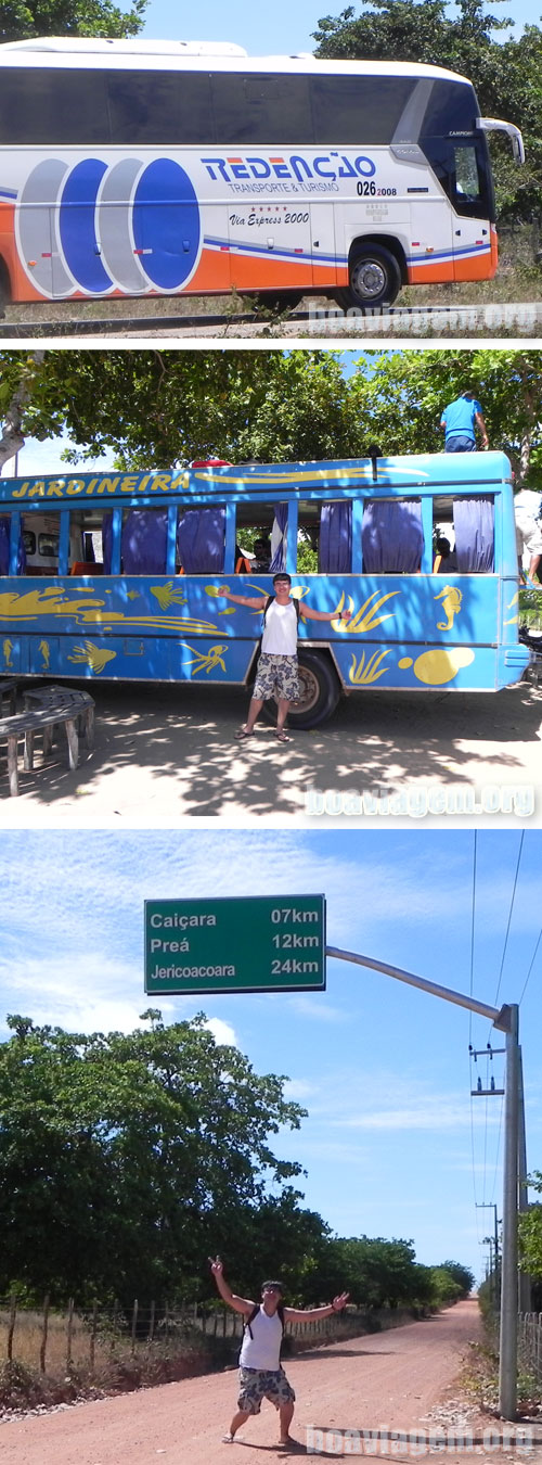 Redenção - Transporte de ônibus e jardineira para Jeri