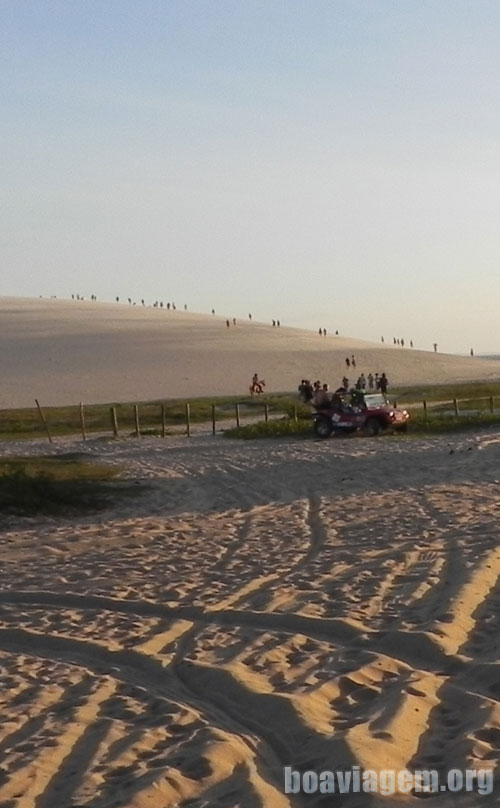 Subindo a duna do por do sol