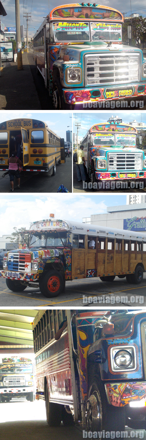 Chicken Bus - Definitivamente o meio de locomoção mais barato