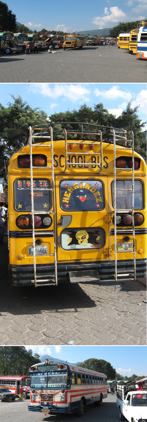 Chicken Bus America Central