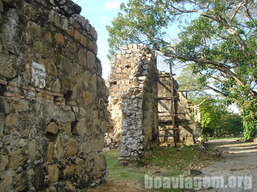 As ruínas de Panamá Viejo