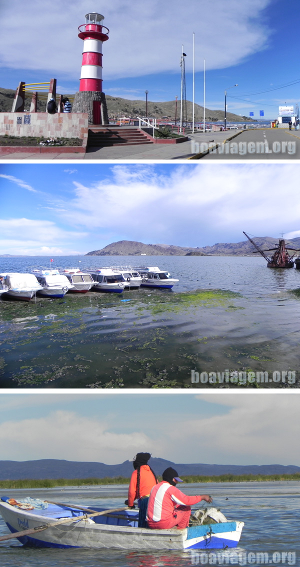 Primeiros contatos com o Lago Titicaca