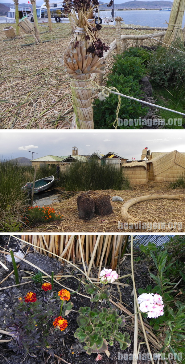 A beleza dos detalhes da Ilha Urus - Lago Titicaca - Puno - Peru
