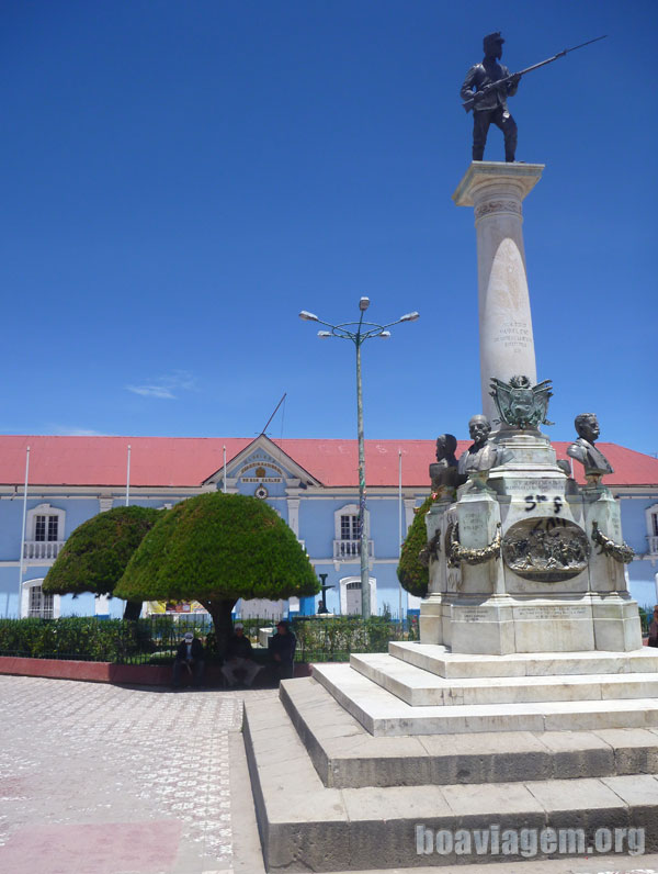Plaza de Armas em Puno