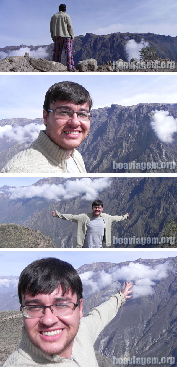 Tão alto quanto as nuvens no Canyon del Colca