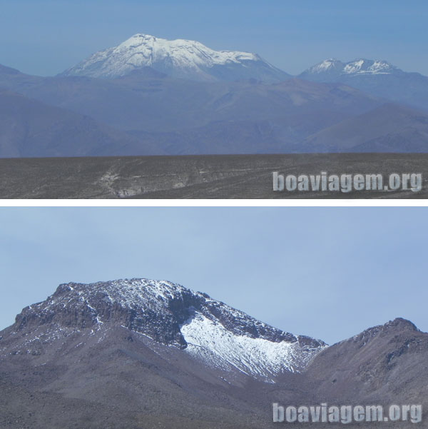 Geleiras no verão em Arequipa, será que estão acabando?
