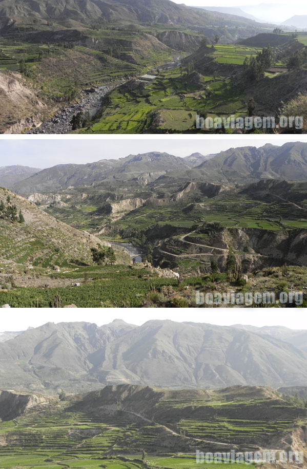 O visual do Canyon del Colca