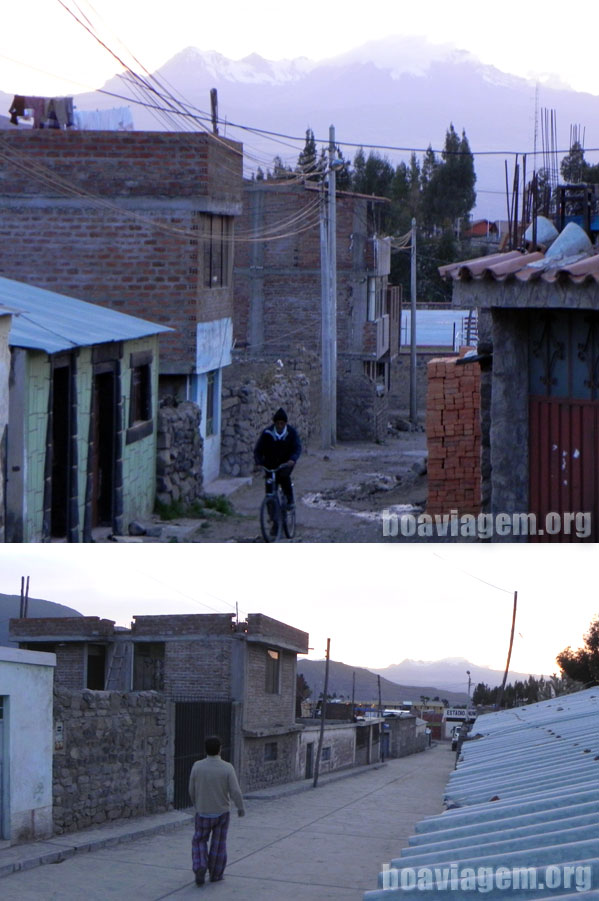 Ruas simples, casas de pedra e um visual maravilhoso nos arredores de Chivay