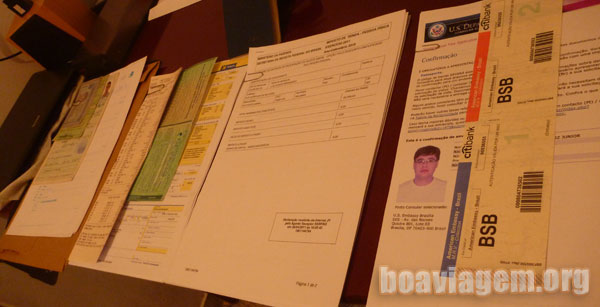 Documentos para tirar o visto dos Estados Unidos