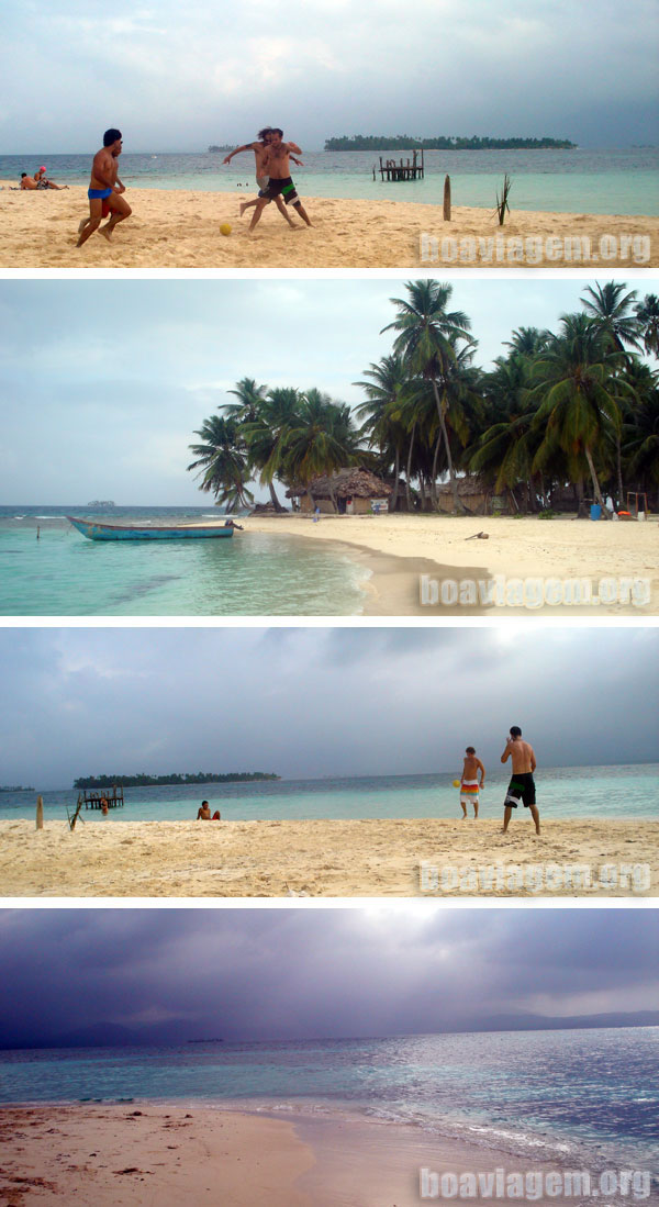 Visão geral de uma das Ilhas de San Blas - Panamá