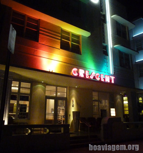 Cores e luzes características em Miami Beach