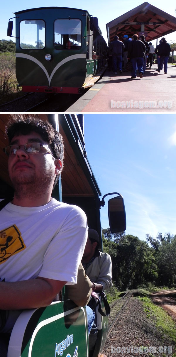 Parque Nacional do Iguaçu na Argetina - Trem de tursimo
