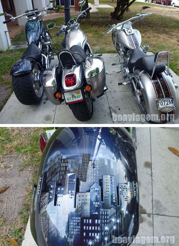 Motos personalizadas em Key West