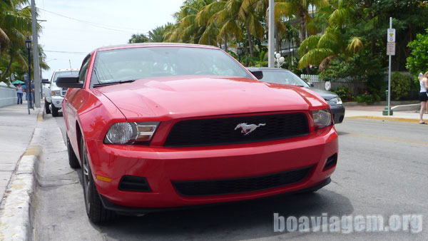 O que mais me fascinou! Mustang Vermelho!