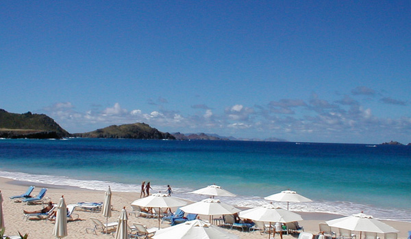 ilha exclusiva para poucos no Caribe