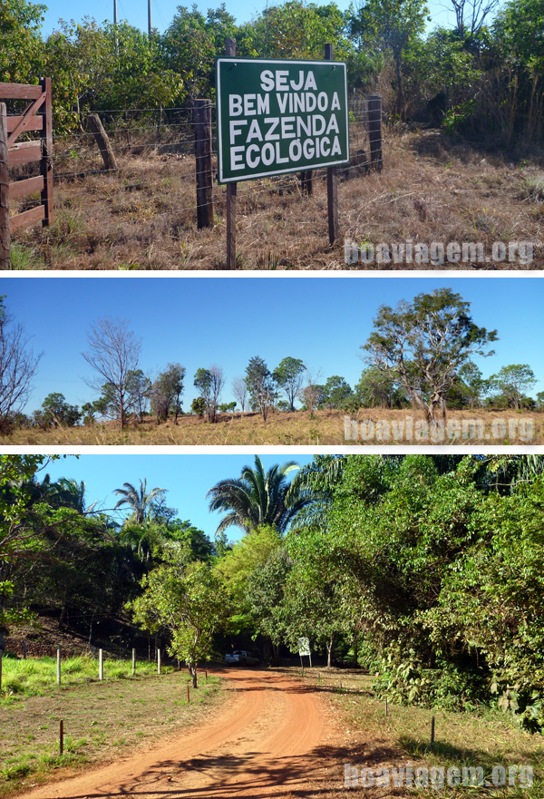 Chegando na Fazenda Ecológica