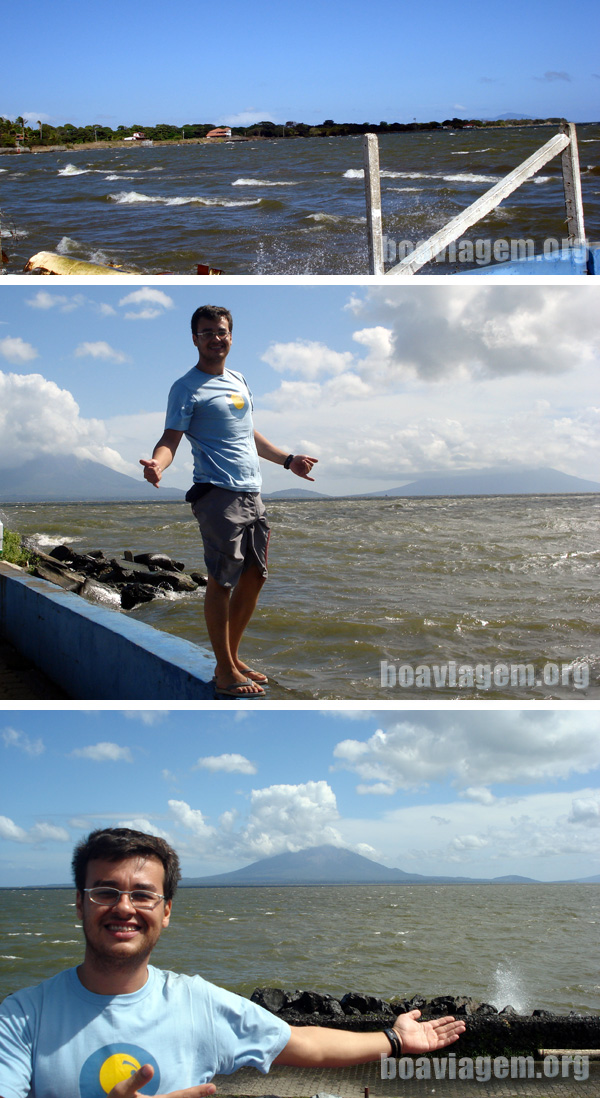 Chegada a Ometepe e visão geral dos vulcões