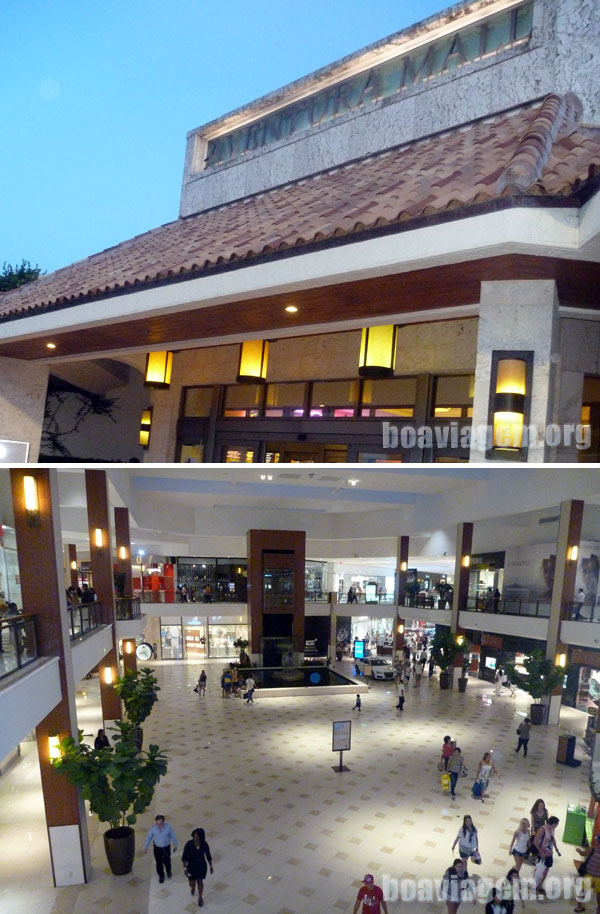 Visão geral do Aventura Mall