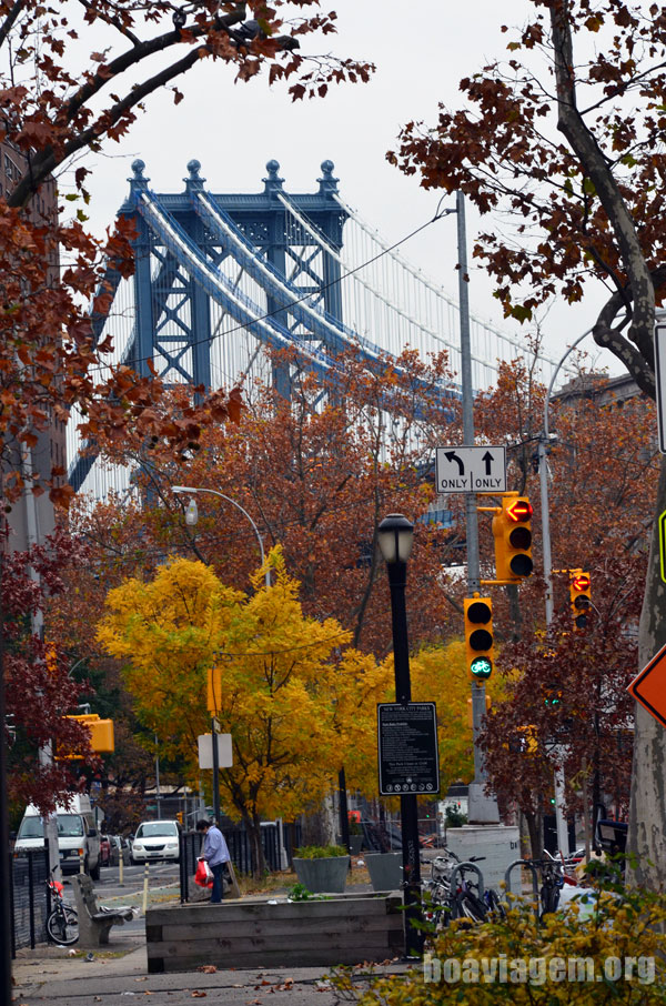 Uma foto que descreve as minhas primeiras impressões em Nova York