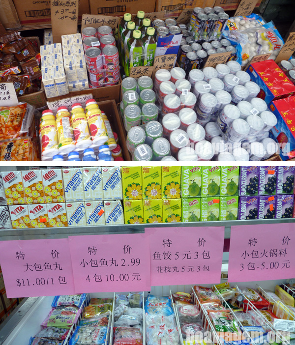 Produtos da China em Chinatown NYC