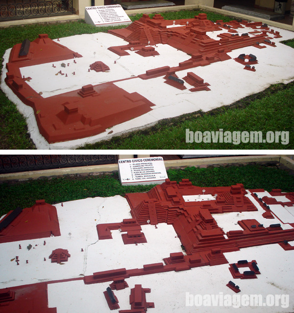 Maquetes ruínas de Copán