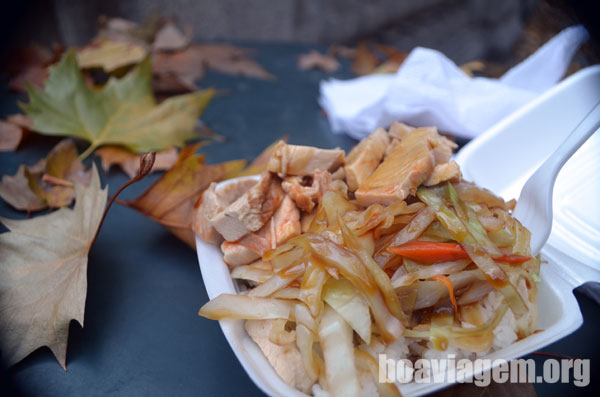 Frango Teriaki no Bryant Park