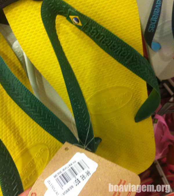 Havaianas a 20 dólares em Guarulhos