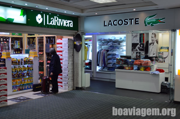 La Riviera e Lacoste no Duty Free de Bogotá