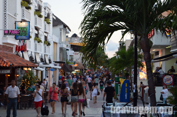 Quinta avenida de Playa del Carmen