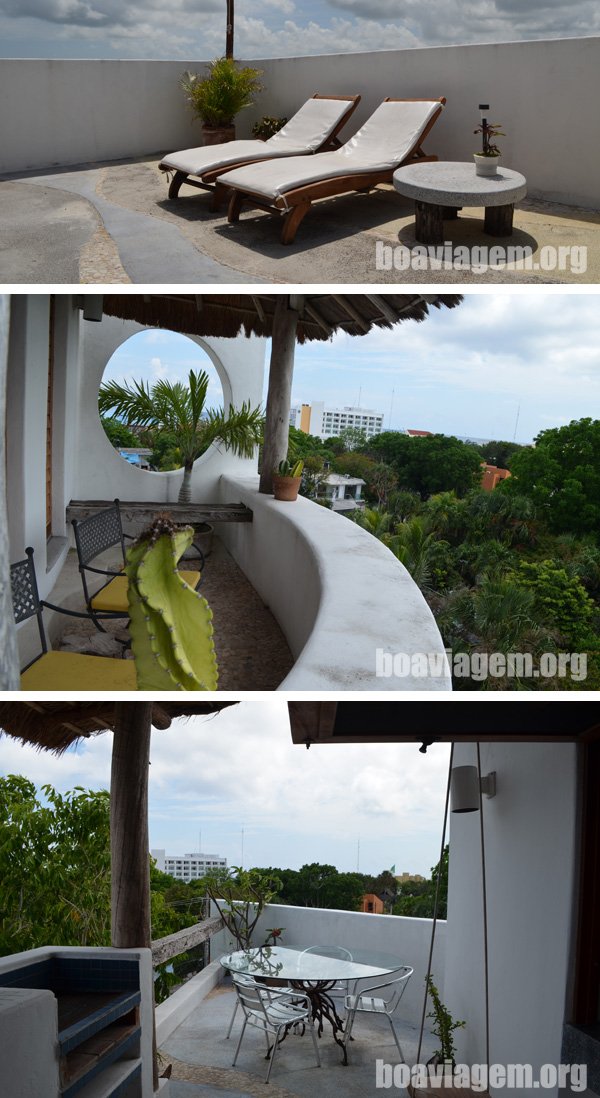 Sacada da suíte master - Mi Casa en Cozumel