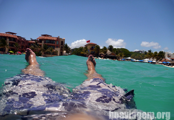 Água quente e mar tranquilo!