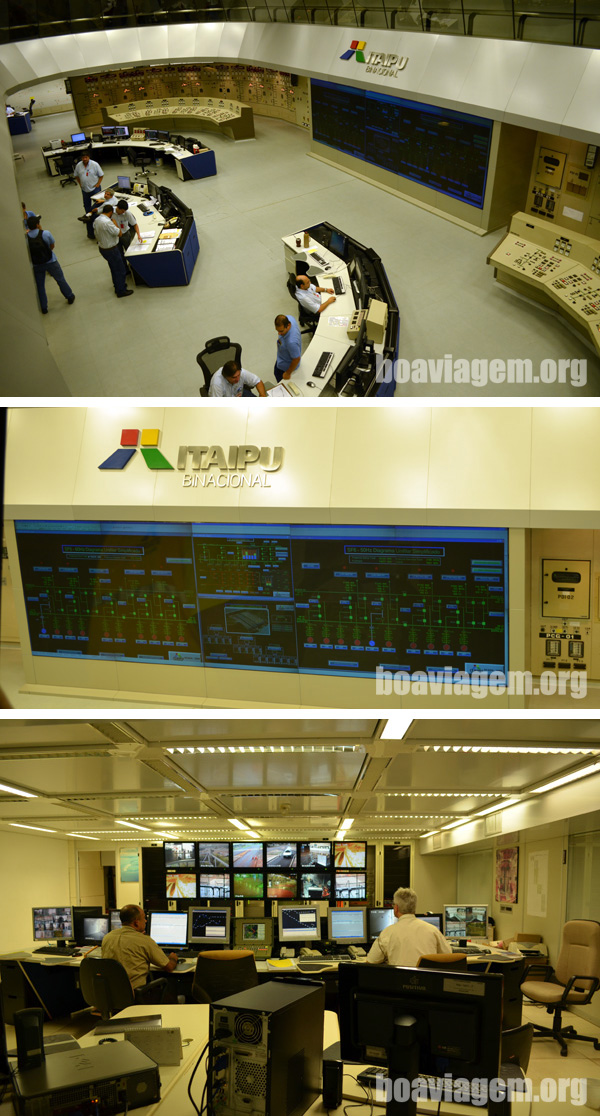 Centro de Controle da Usina Itaipu