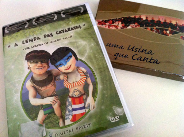 DVD - Lenda das Cataratas e CD - uma usina que canta