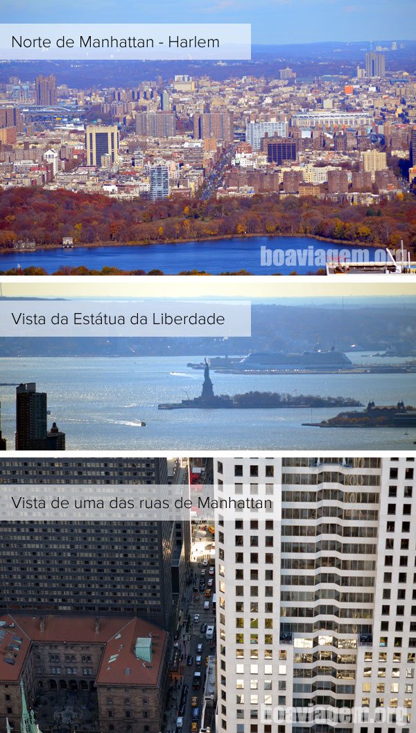 Harlem, Estátua da Liberdade e algumas ruas de Midtown