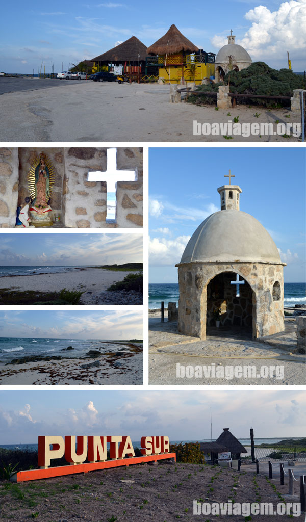 Chegando em Punta Sur, Cozumel