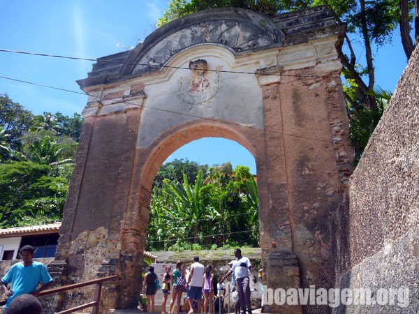 Portão de entrada do Morro de São Paulo