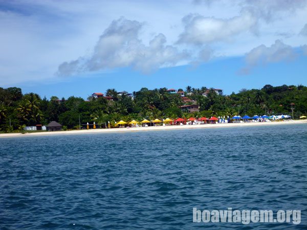 Primeira vista da praia de Gamboa