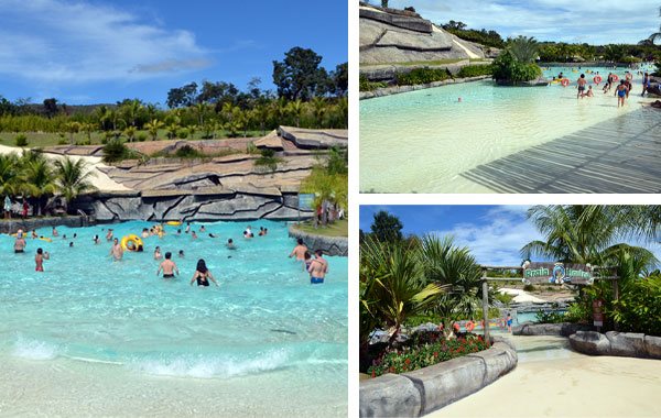 A Praia do Cerrado - Piscina de ondas com águas termais